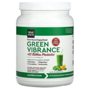Thực phẩm chức năng Vibrant Health Green Vibrance +25 Billion Probiotics Version 19.1 32.97 oz (934.58 g) 074306800862