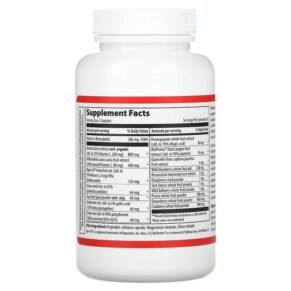 Thực phẩm bổ sung Vibrant Health Plant-Based Vitamin C 60 Vegetable Capsules 074306800497