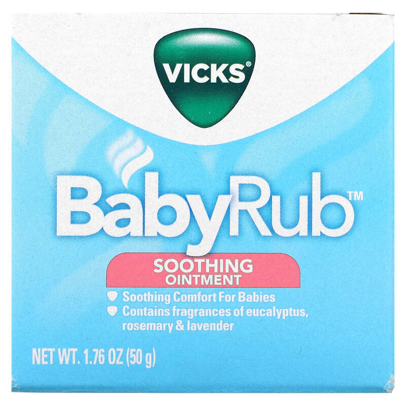 Vicks Baby Rub Soothing Ointment 1.76 oz (50 g) 8 Thực phẩm chức năng Vicks Baby Rub Soothing Ointment 1.76 oz (50 g) 323900006171