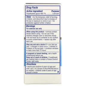Thực phẩm bổ sung Visine Dry Eye Relief Lubricant Eye Drops All Day Comfort 1/2 fl oz (15 ml) 312547493765