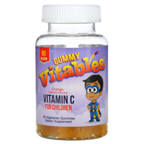 Thực phẩm chức năng Vitables Gummy Vitamin C For Children No Gelatin Orange 60 Vegetarian Gummies 898220014446