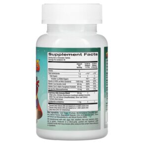 Thực phẩm bổ sung Vitables Immune Blend Chewables for Children Tropical Berry Flavor 90 Vegetarian Chewable Tablets 898220014613