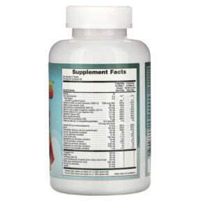 Thực phẩm bổ sung Vitables Multi-Vitamin for Children Assorted Fruit Flavors 180 Vegetarian Tablets 898220014590