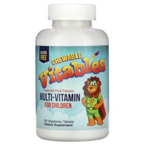 Thực phẩm chức năng Vitables Multi-Vitamin for Children Assorted Fruit Flavors 180 Vegetarian Tablets 898220014590