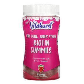 Thực phẩm chức năng Vitaburst Biotin Gummies Strawberry 60 Gummies 850013366026
