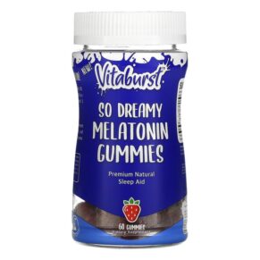 Thực phẩm chức năng Vitaburst So Dreamy Melatonin Gummies Strawberry 60 Gummies 850013366040