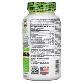 Thực phẩm bổ sung VitaFusion Calcium Natural Fruit & Cream Flavors 250 mg 100 Gummies 027917019512