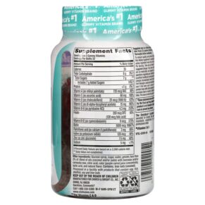 Thực phẩm bổ sung VitaFusion Gorgeous Hair Skin & Nails Multivitamin Natural Raspberry 100 Gummies 027917020051