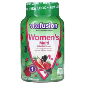 Thực phẩm chức năng VitaFusion Women's Multi Daily Multivitamin Natural Berry 70 Gummies 027917022680