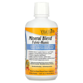 Thực phẩm chức năng Vital Earth Minerals Mineral Blend Fulvic-Humic 32 fl oz (946 ml) 855748000030
