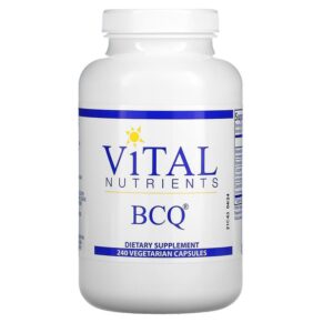 Thực phẩm chức năng Vital Nutrients BCQ 240 Vegetarian Capsules 693465202319