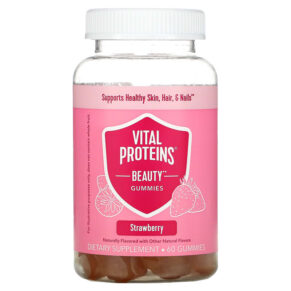 Thực phẩm chức năng Vital Proteins Beauty Gummies Strawberry 60 Gummies 850019568561