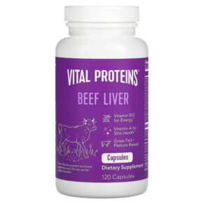 Thực phẩm chức năng Vital Proteins Beef Liver 120 Capsules 850232005157
