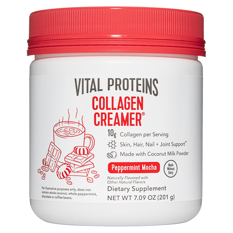 Vital Proteins Collagen Creamer Peppermint Mocha 7.09 oz (201 g) 8 Thực phẩm chức năng Vital Proteins Collagen Creamer Peppermint Mocha 7.09 oz (201 g) 850019568677