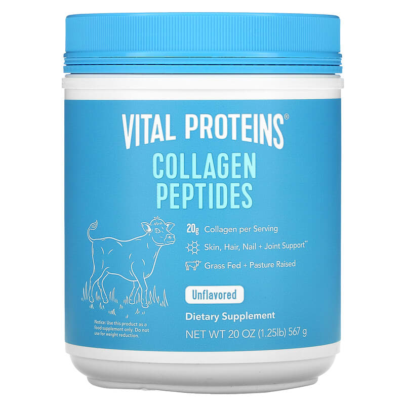 Vital Proteins Collagen Peptides Unflavored 1.25 lbs (567 g) 8 Thực phẩm chức năng Vital Proteins Collagen Peptides Unflavored 1.25 lbs (567 g) 850232005089