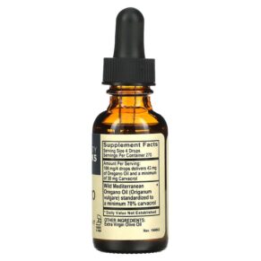 Thực phẩm bổ sung Vitality Works Oregano Oil 1 fl oz (30 ml) 788332036811