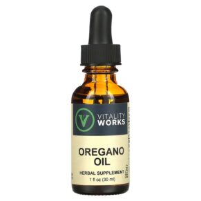 Thực phẩm chức năng Vitality Works Oregano Oil 1 fl oz (30 ml) 788332036811
