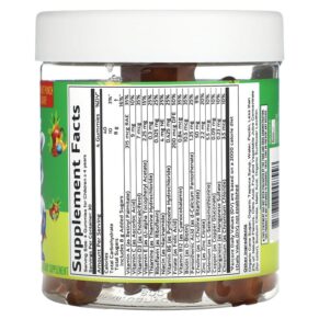 Thực phẩm bổ sung Vitamin Friends Multi + Choline Vegetarian Gummies Fruit Punch 120 Pectin Gummies 852386008558