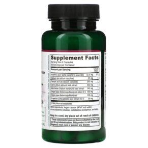 Thực phẩm bổ sung Vitanica CandidaStat Yeast Balance Support 60 Vegan Caps 708118020063