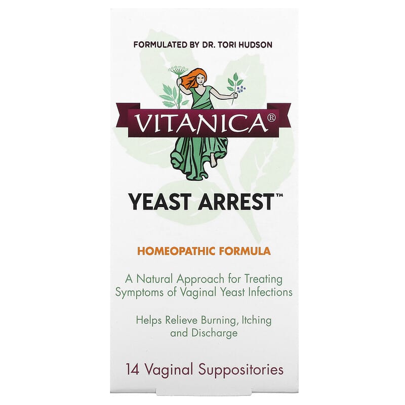 Vitanica Yeast Arrest 14 Vaginal Suppositories 8 Thực phẩm chức năng Vitanica Yeast Arrest 14 Vaginal Suppositories 708118020056