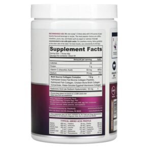 Vitauthority Multi Collagen Protein Plus Vitamin C Hyaluronic Acid Unflavored 11.3 oz (320 g) 3 Thực phẩm bổ sung Vitauthority Multi Collagen Protein Plus Vitamin C Hyaluronic Acid Unflavored 11.3 oz (320 g) 856360008008