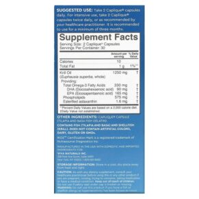 Viva Naturals Antarctic Krill Oil with Astaxanthin 625 mg 60 Caplique Capsules 3 Thực phẩm bổ sung Viva Naturals Antarctic Krill Oil with Astaxanthin 625 mg 60 Caplique Capsules 885128644103
