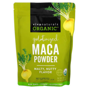 Thực phẩm chức năng Viva Naturals Organic Gelatinized Maca Powder 1 lb (454 g) 700465936745