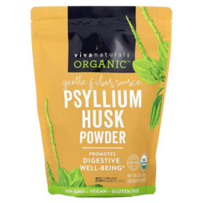 Thực phẩm chức năng Viva Naturals Organic Psyllium Husk Powder 24 oz (680 g) 701722747876