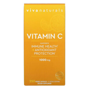 Thực phẩm chức năng Viva Naturals Vitamin C 1.000 mg 250 Veggie Capsules 705105193779