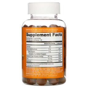 Thực phẩm bổ sung Wedderspoon Manuka Honey Immunity Gummies Citrus 90 Gummies 814422023406