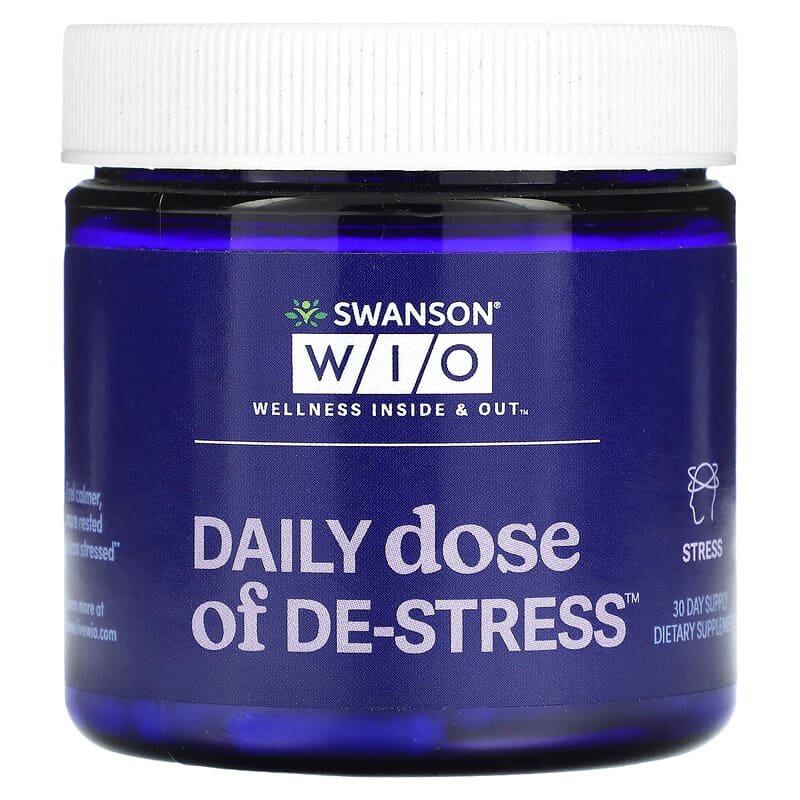 Wellness Inside & Out Daily Dose of De-Stress 30 Capsules 8 Thực phẩm chức năng Wellness Inside & Out Daily Dose of De-Stress 30 Capsules 840317300055