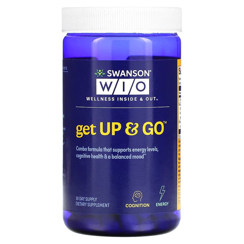 Wellness Inside & Out Get Up & Go 60 Vegetarian Capsules 8 Thực phẩm chức năng Wellness Inside & Out Get Up & Go 60 Vegetarian Capsules 840317300154