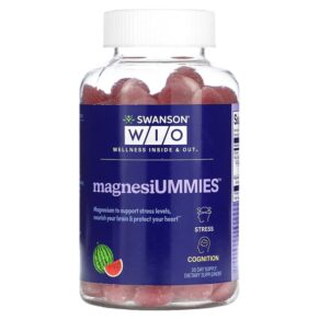 Thực phẩm chức năng Wellness Inside & Out MagnesiUMMIES Watermelon 120 Gummies 840317300222