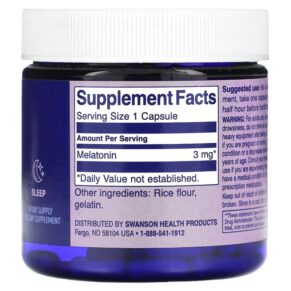 Thực phẩm bổ sung Wellness Inside & Out Melatonin 101 30 Capsules 840317300178