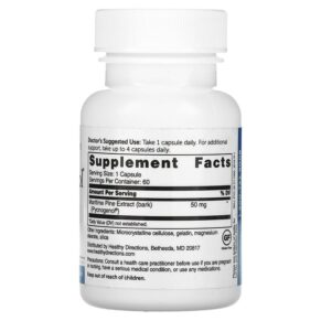 Thực phẩm bổ sung Whitaker Nutrition Clinical Grade Pycnogenol 50 mg 60 Capsules 678829213293