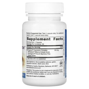 Thực phẩm bổ sung Whitaker Nutrition Ocular Pressure & Retina Defense 30 Capsules 678829212494