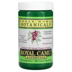 Thực phẩm chức năng Whole World Botanicals Royal Camu Superfood 3.5 oz (100 g) 691195002506