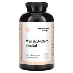 Thực phẩm chức năng Wholesome Story Myo & D-Chiro Inositol 360 Vegetarian Capsules 860003257852