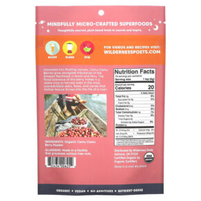 Thực phẩm bổ sung Wilderness Poets LLC Organic Camu Camu Berry Powder 3.5 oz (99 g) 855434006254