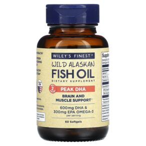 Thực phẩm chức năng Wiley's Finest Wild Alaskan Fish Oil 60 Softgels 857188004524