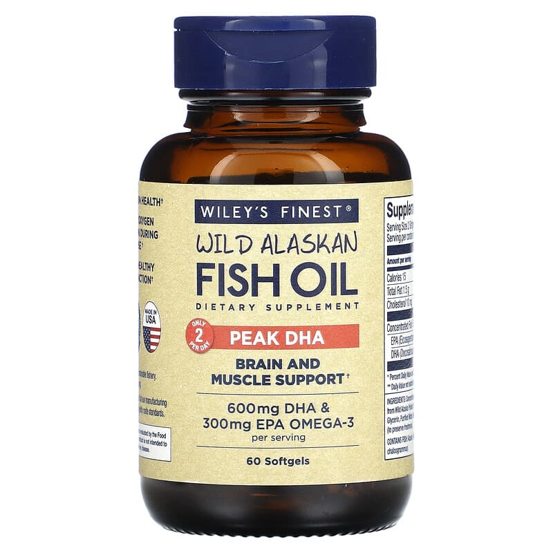 Wiley's Finest Wild Alaskan Fish Oil 60 Softgels 8 Thực phẩm chức năng Wiley's Finest Wild Alaskan Fish Oil 60 Softgels 857188004524