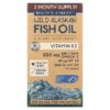 Thực phẩm chức năng Wiley's Finest Wild Alaskan Fish Oil Vitamin K2 650 mg 60 Fish Softgels 857188004340