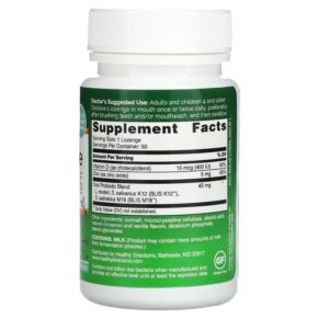 Thực phẩm bổ sung Williams Nutrition Probiotic Advantage Oral Sinus Cinnamon 50 Lozenges 678829241173