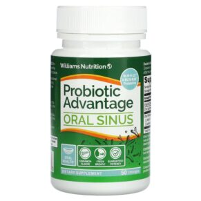 Thực phẩm chức năng Williams Nutrition Probiotic Advantage Oral Sinus Cinnamon 50 Lozenges 678829241173