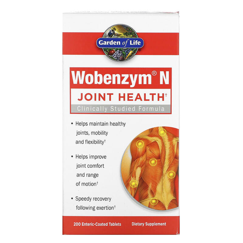 Wobenzym N Joint Health 200 Enteric-Coated Tablets 8 Thực phẩm chức năng Wobenzym N Joint Health 200 Enteric-Coated Tablets 310539029299