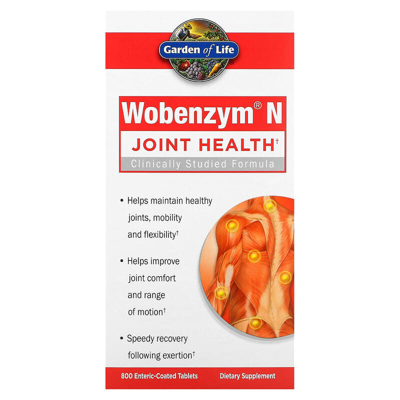 Wobenzym N Joint Health 800 Enteric-Coated Tablets 8 Thực phẩm chức năng Wobenzym N Joint Health 800 Enteric-Coated Tablets 310539029282