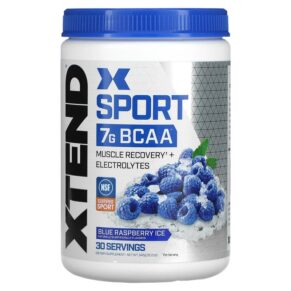 Thực phẩm chức năng Xtend Sport 7G BCAA Blue Raspberry Ice 12.2 oz (345 g) 842595113365