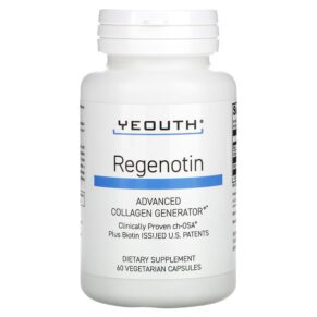 Thực phẩm chức năng Yeouth Regenotin Advanced Collagen Generator 60 Vegetarian Capsules 671315019393