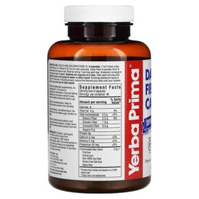 Thực phẩm bổ sung Yerba Prima Daily Fiber Caps 180 Capsules 046352001999