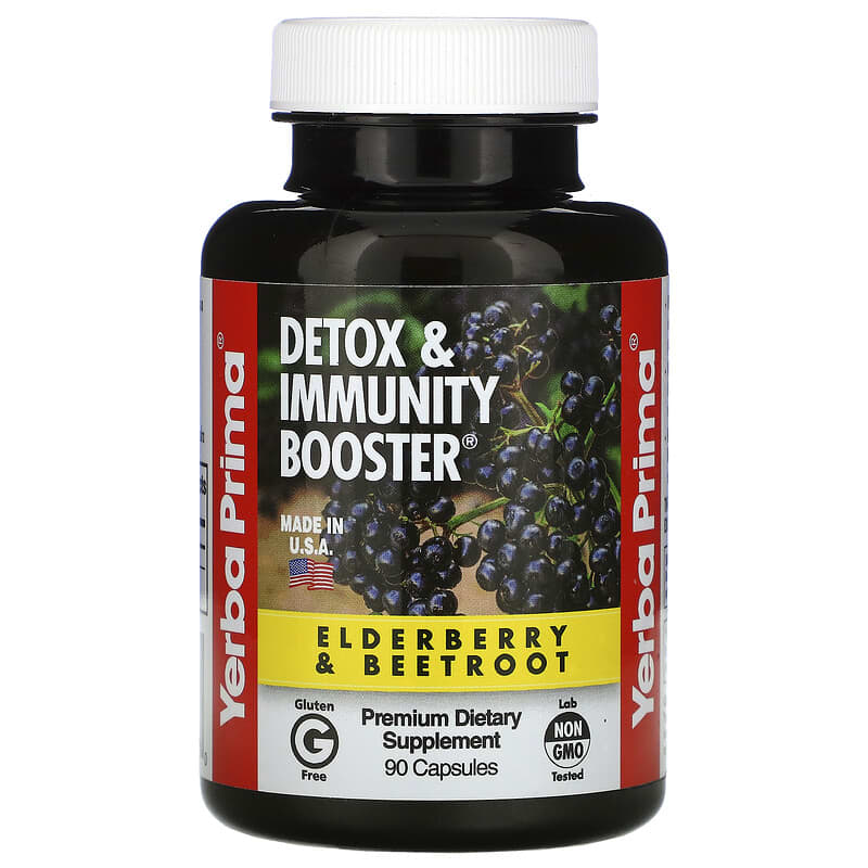Yerba Prima Detox & Immunity Booster 90 Capsules 8 Thực phẩm chức năng Yerba Prima Detox & Immunity Booster 90 Capsules 046352001210